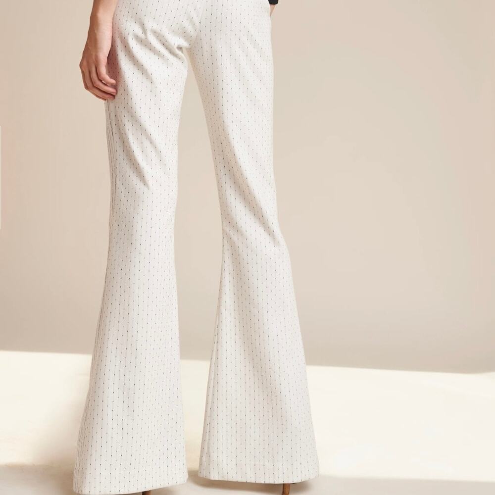 Chelsea and Walker Farrah Flared Pants Size 8 Grommet Detail Fireman Closure - Picture 4 of 16